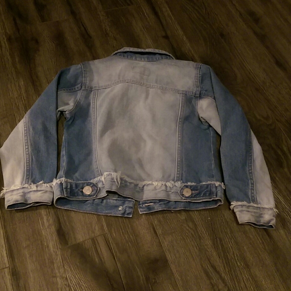 💥3/$35 Acoola - Girls Fringe Denim/Jean Jkt - Picture 2 of 2
